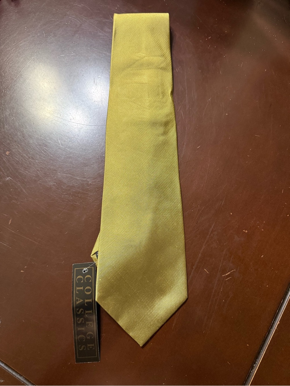 Olive-Tone Men's Solid Tie - Versatile Classic Style